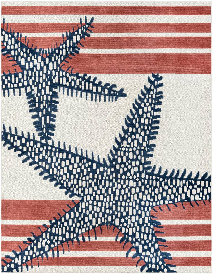 Detail image of 7' 10 x 10' Easy-Clean Belize Indoor / Outdoor Rug