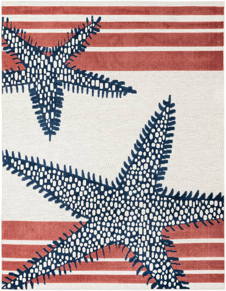Detail image of 7' x 10' Easy-Clean Belize Indoor / Outdoor Rug