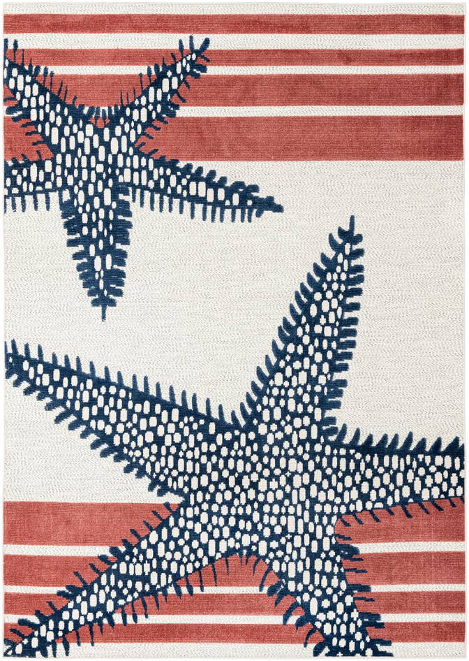 Detail image of 7' x 10' Easy-Clean Belize Indoor / Outdoor Rug