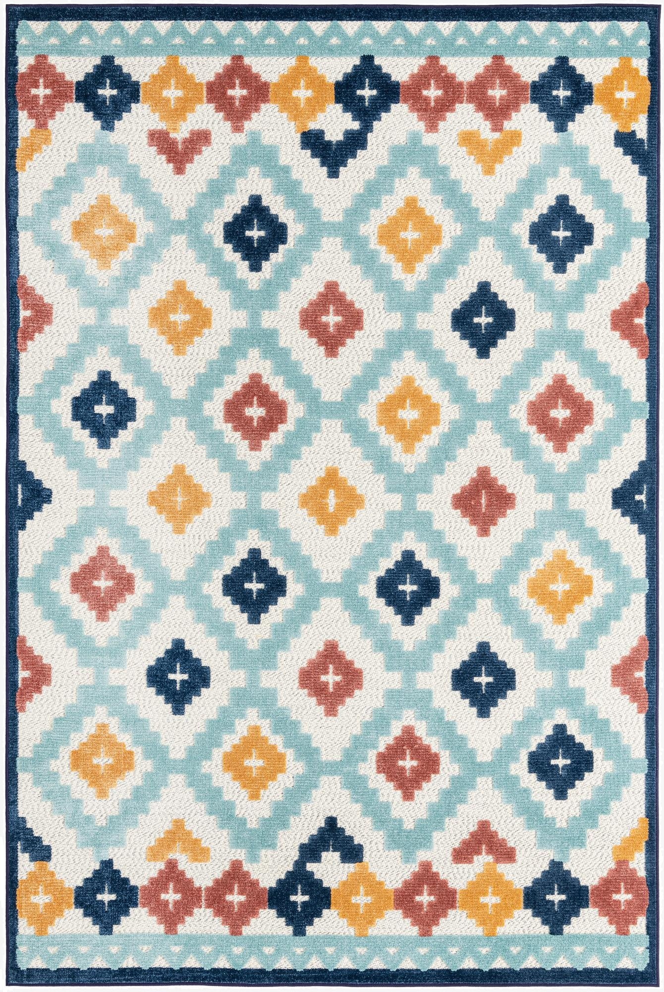 6' x 9'  Washable Belize Indoor / Outdoor Rug