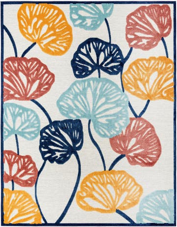 Ivory Easy-Clean Belize Indoor / Outdoor Rug