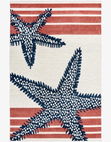 Ivory Easy-Clean Belize Indoor / Outdoor Rug