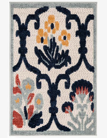Ivory Easy-Clean Belize Indoor / Outdoor Rug