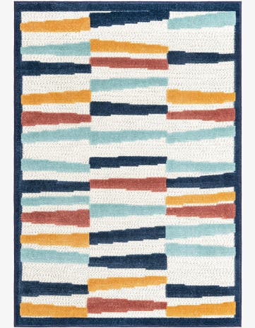 Ivory Easy-Clean Belize Indoor / Outdoor Rug