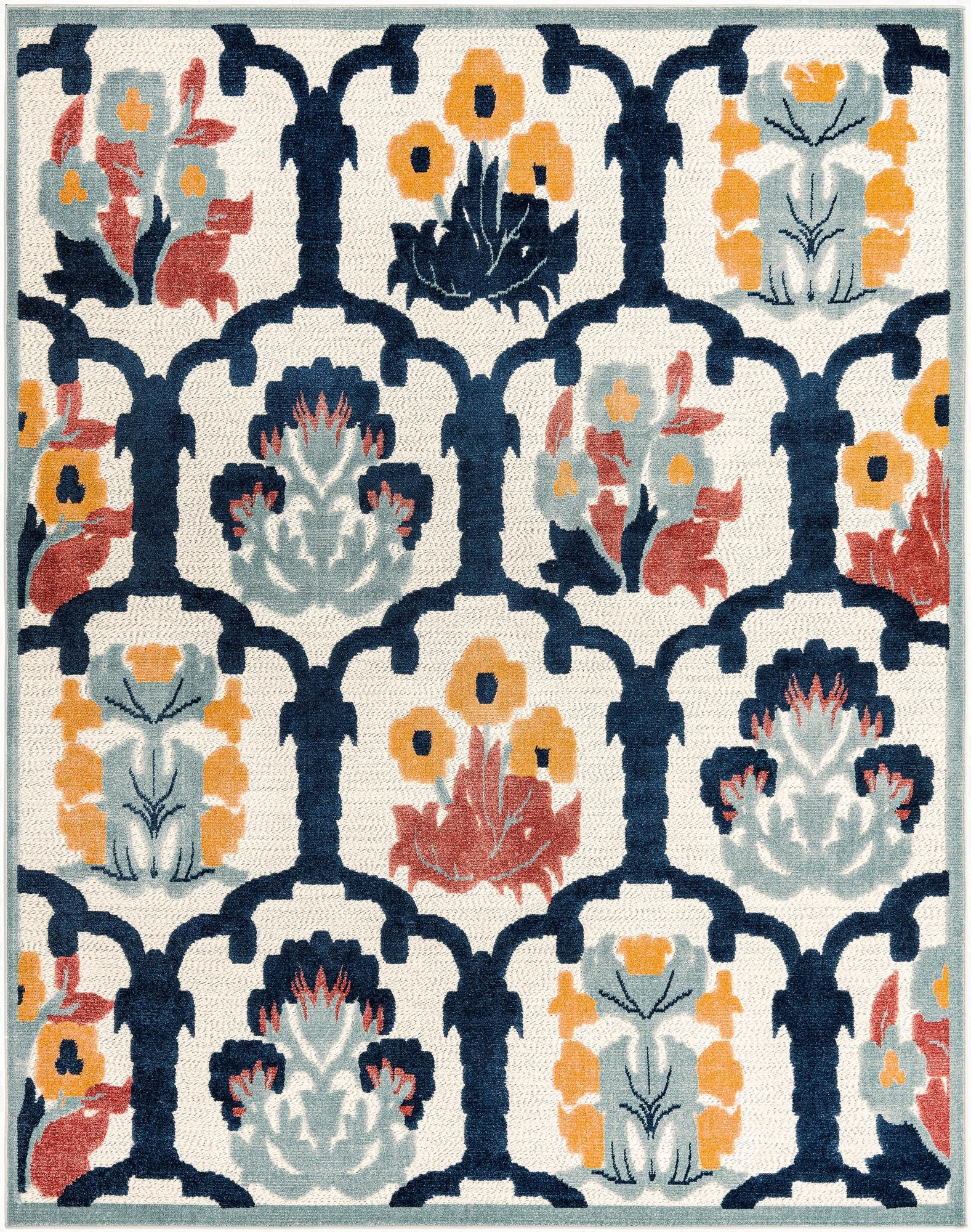 7' 10 x 10'  Washable Belize Indoor / Outdoor Rug