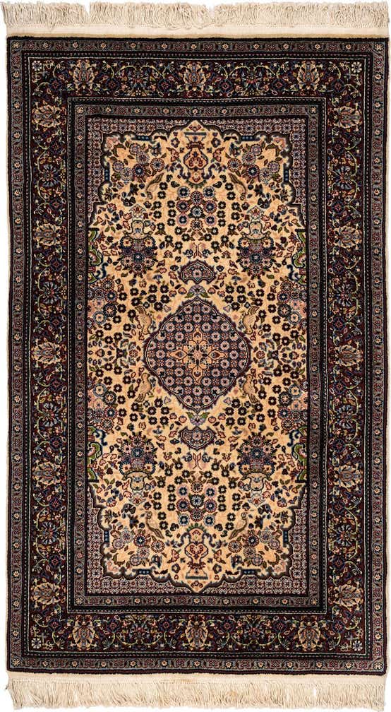3' x 5' 2 Hand Knotted Bidjar Oriental Wool Rug