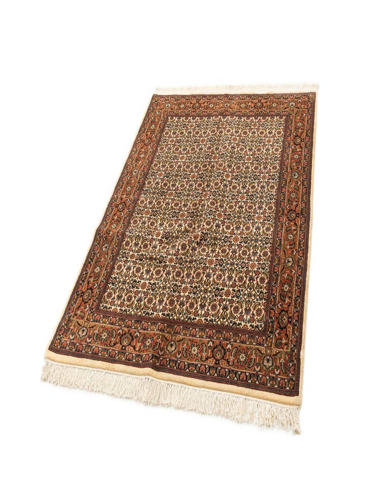 Detail image of 4' 9 x 6' 4 Hand Knotted Bidjar Oriental Wool Rug