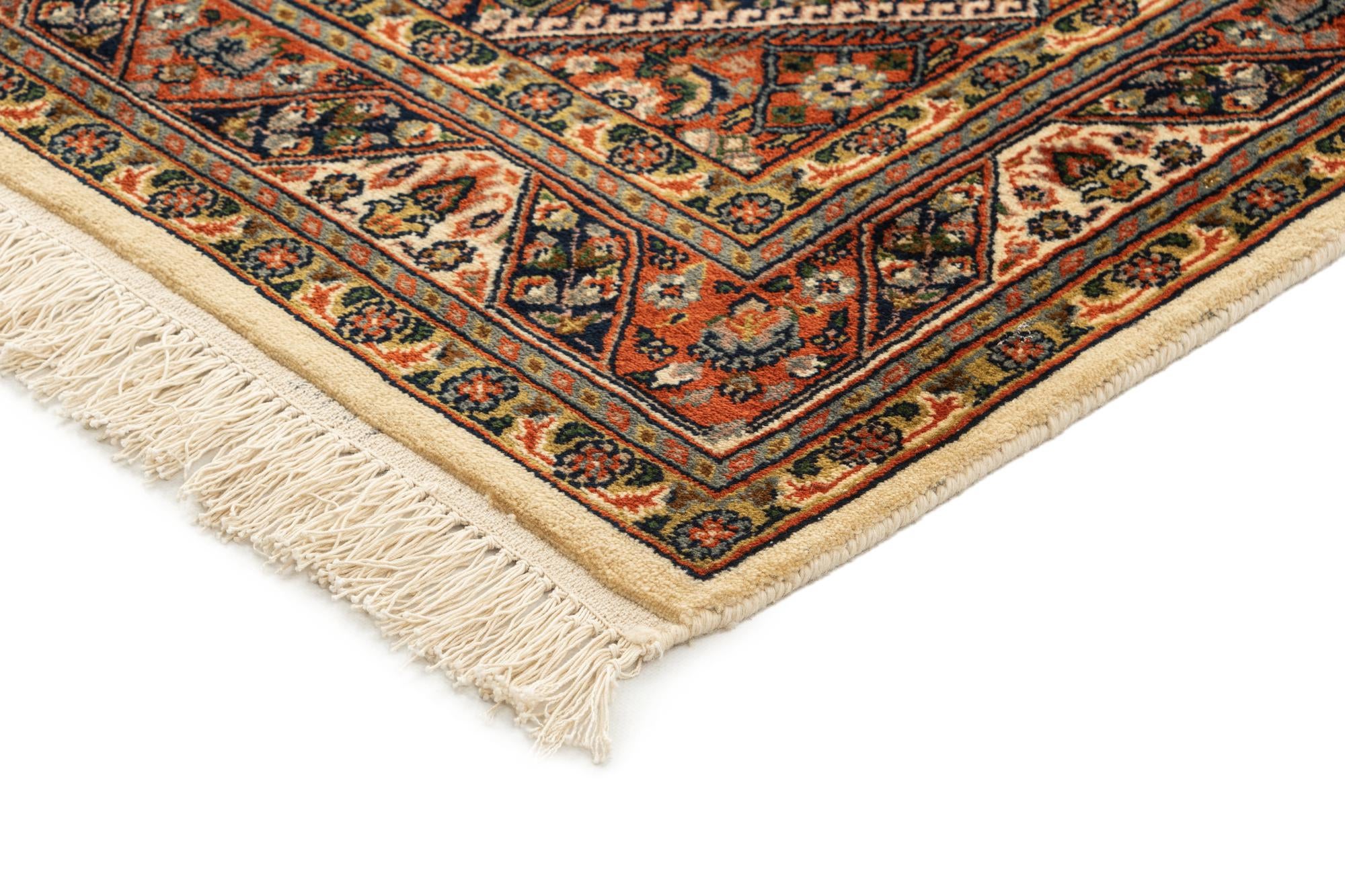 4' 2 x 6' 9 Hand Knotted Bidjar Oriental Wool Rug