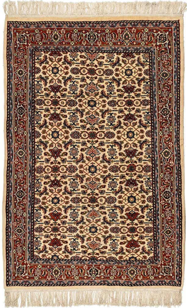 4' x 6' Hand Knotted Bidjar Wool Rug