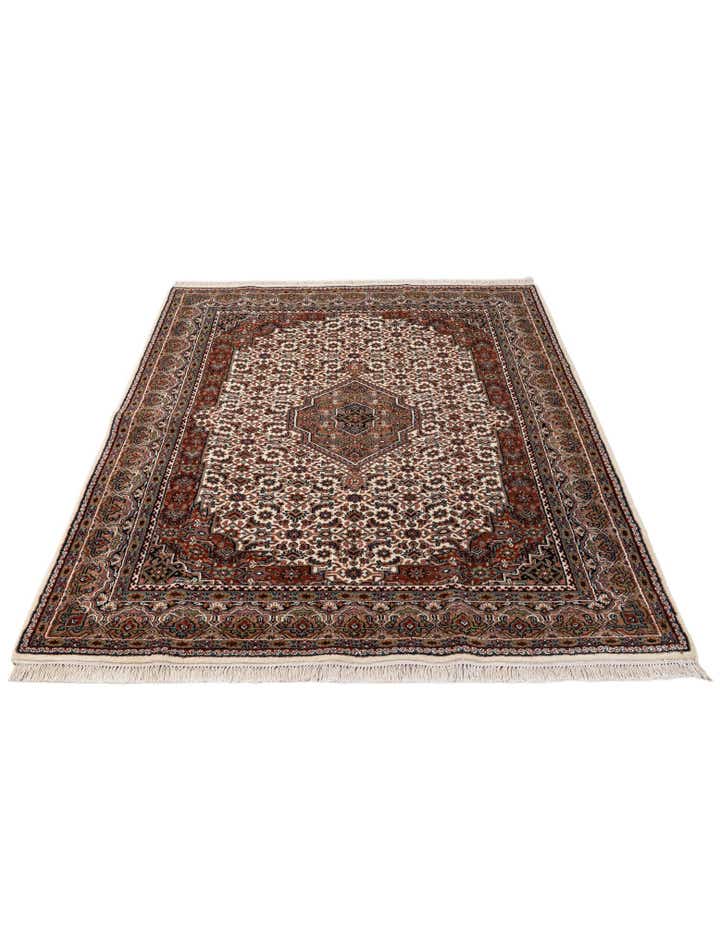 5' 8 x 7' 10 Hand Knotted Bidjar Wool Rug