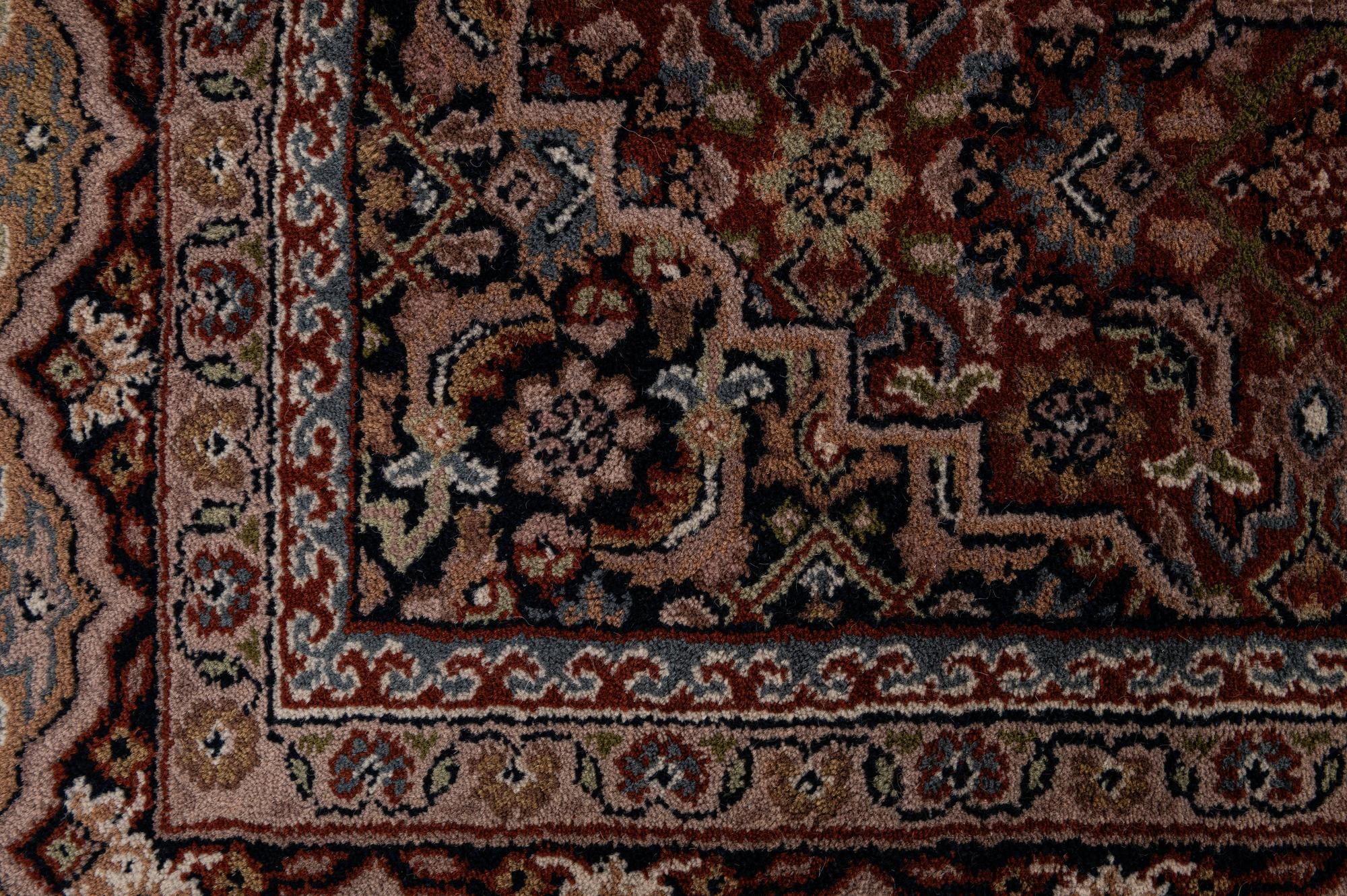 6' 8 x 10' 1 Hand Knotted Bidjar Wool Rug