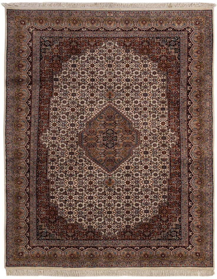 Detail image of 6' 8 x 10' 1 Hand Knotted Bidjar Wool Rug