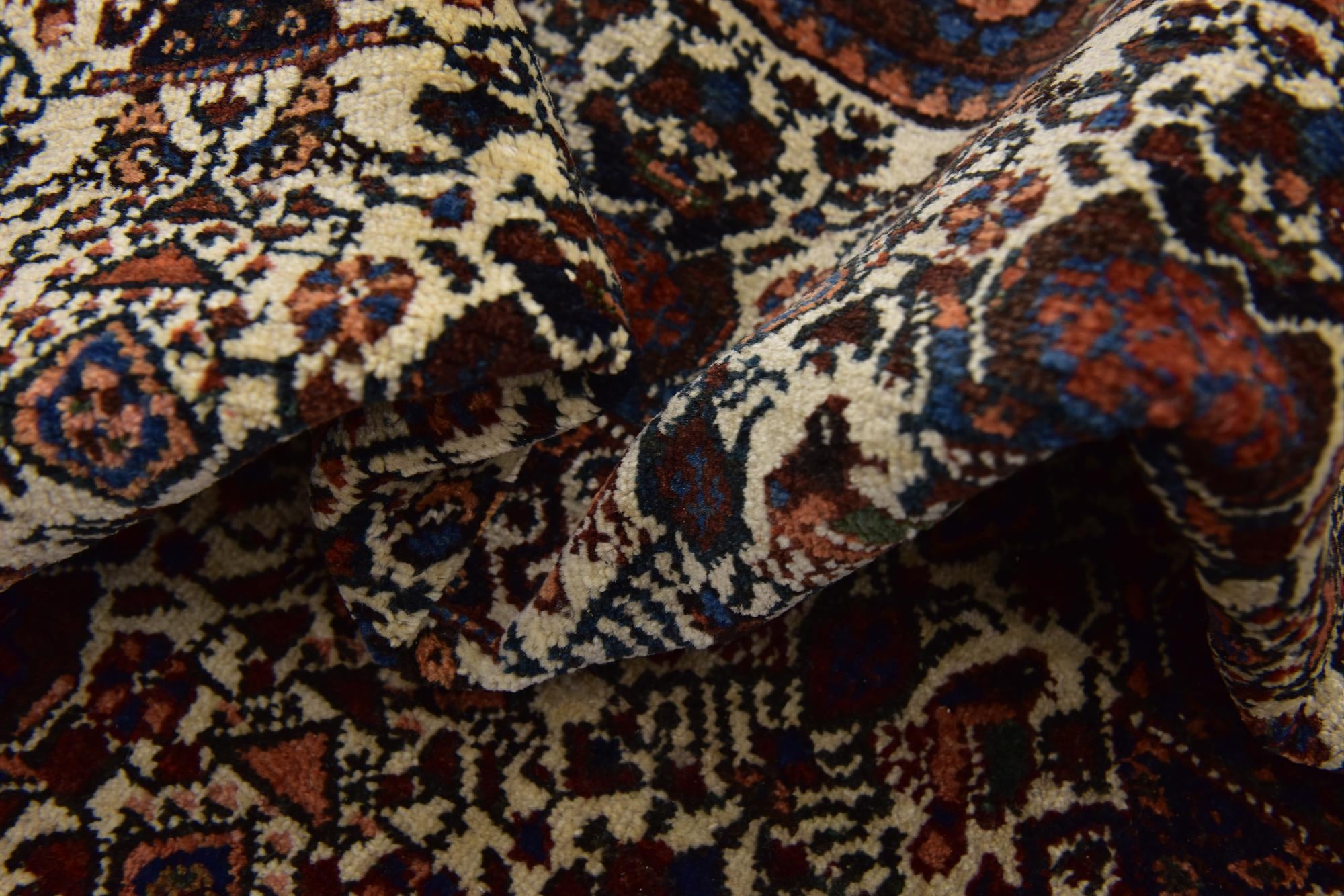 6' 8 x 9' 7 Hand Knotted Bidjar Persian Wool Rug