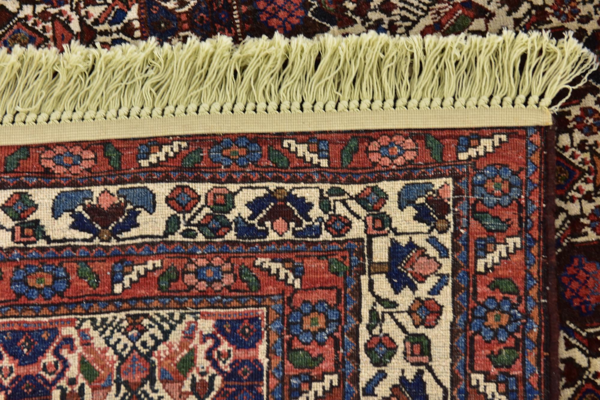 6' 8 x 9' 7 Hand Knotted Bidjar Persian Wool Rug