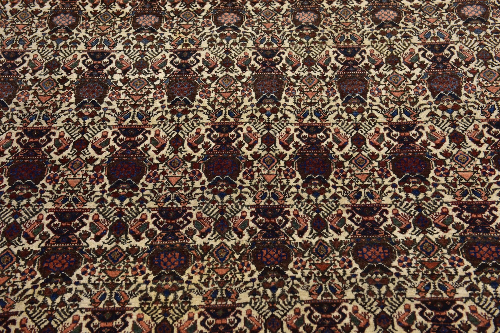 6' 8 x 9' 7 Hand Knotted Bidjar Persian Wool Rug