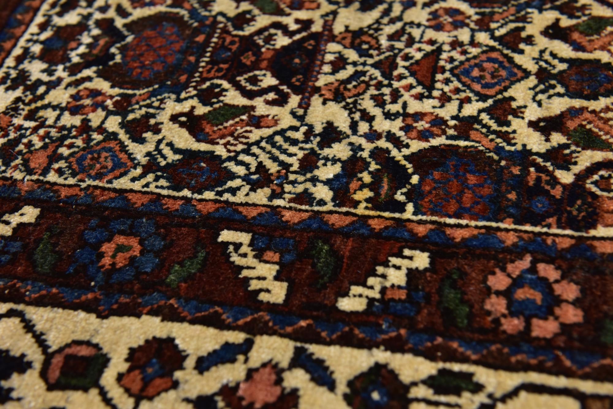 6' 8 x 9' 7 Hand Knotted Bidjar Persian Wool Rug