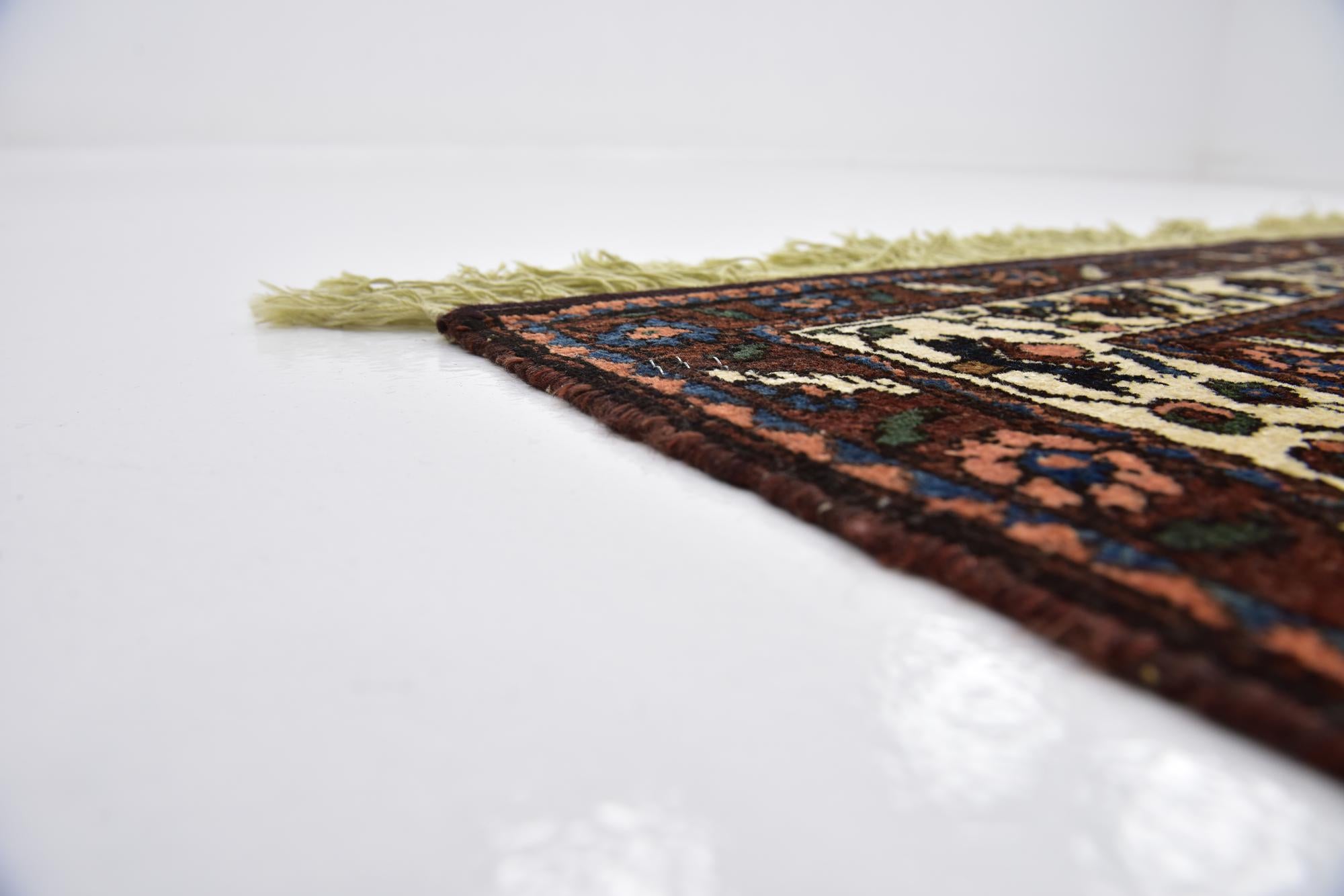 6' 8 x 9' 7 Hand Knotted Bidjar Persian Wool Rug