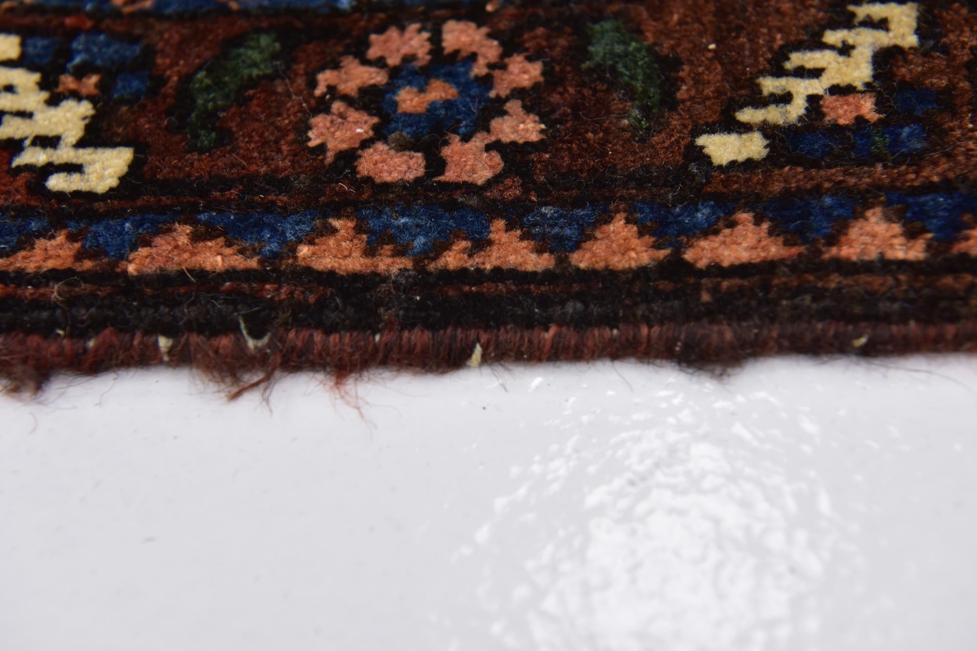 6' 8 x 9' 7 Hand Knotted Bidjar Persian Wool Rug