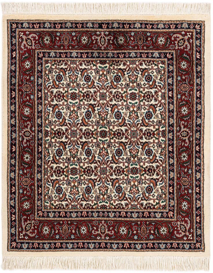 Detail image of 3' 5 x 4' Hand Knotted Bidjar Wool Rug