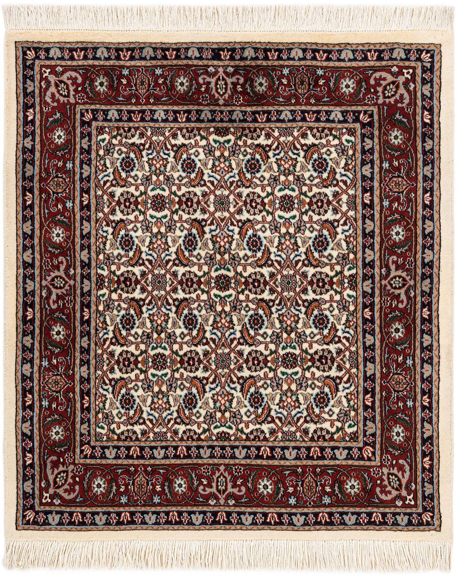 3' 5 x 4' Hand Knotted Bidjar Wool Rug