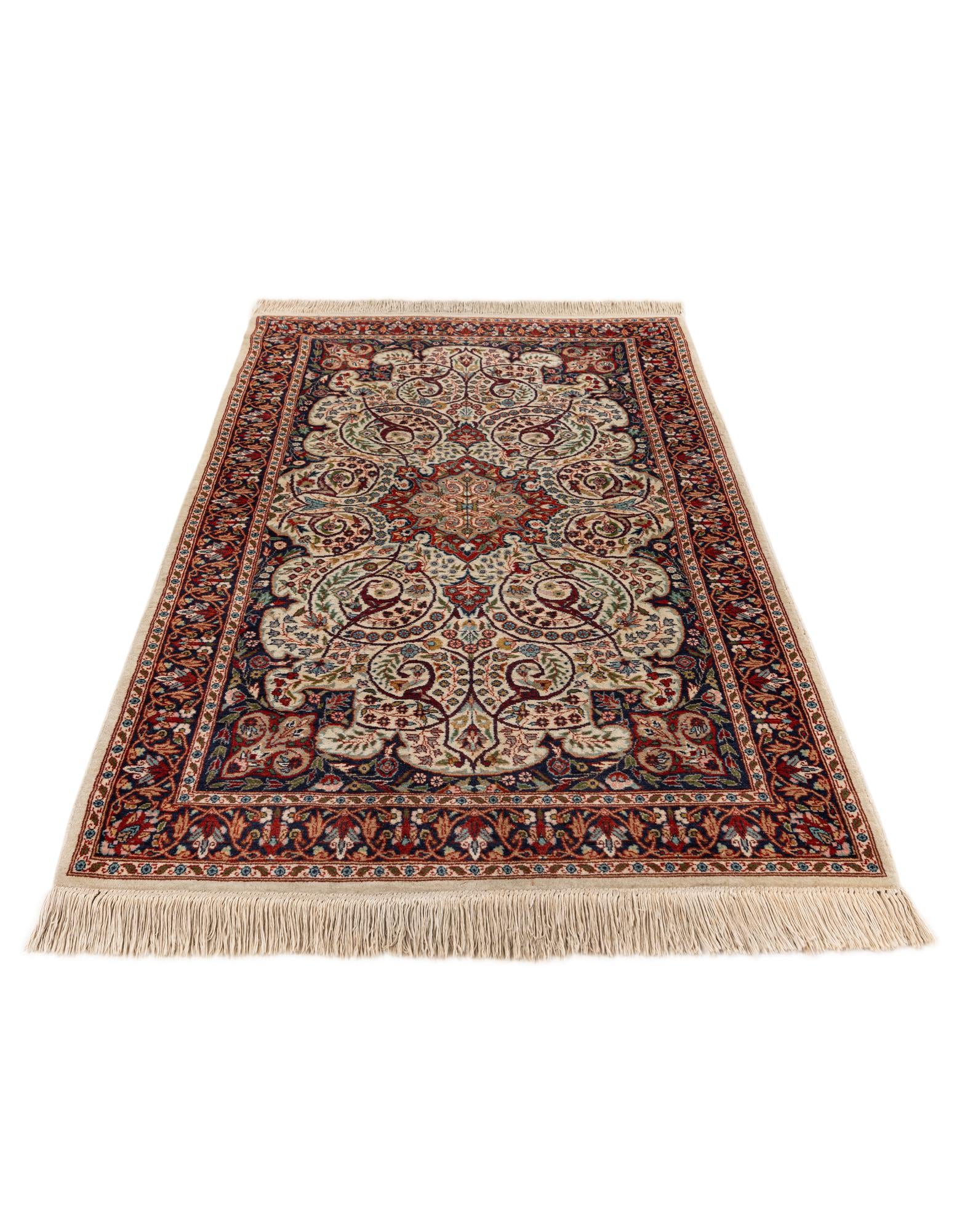 3' 2 x 5' 2 Hand Knotted Bidjar Oriental Wool Rug