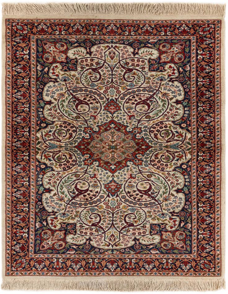 Detail image of 3' 2 x 5' 2 Hand Knotted Bidjar Oriental Wool Rug
