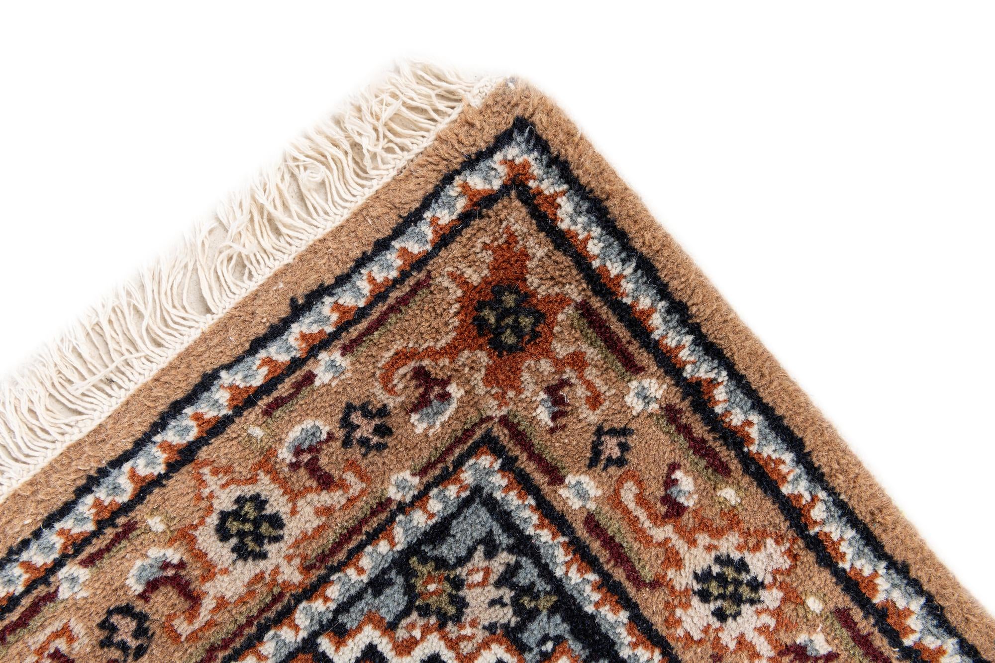 2' 5 x 4' 7 Hand Knotted Bidjar Oriental Wool Rug