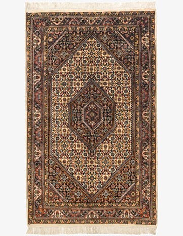 4' 2 x 6' 9 Hand Knotted Bidjar Oriental Wool Rug
