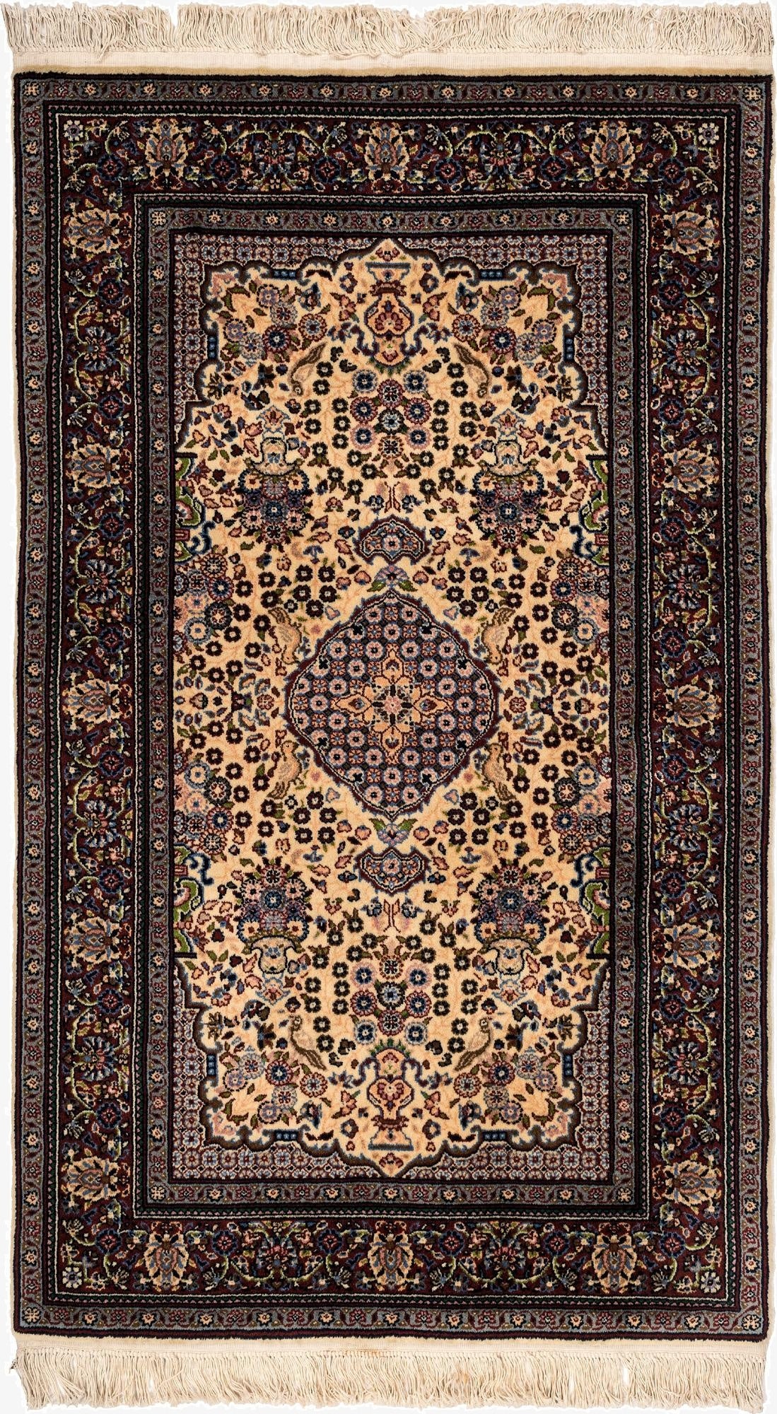 3' x 5' 2  Hand Knotted Bidjar Oriental Wool Rug