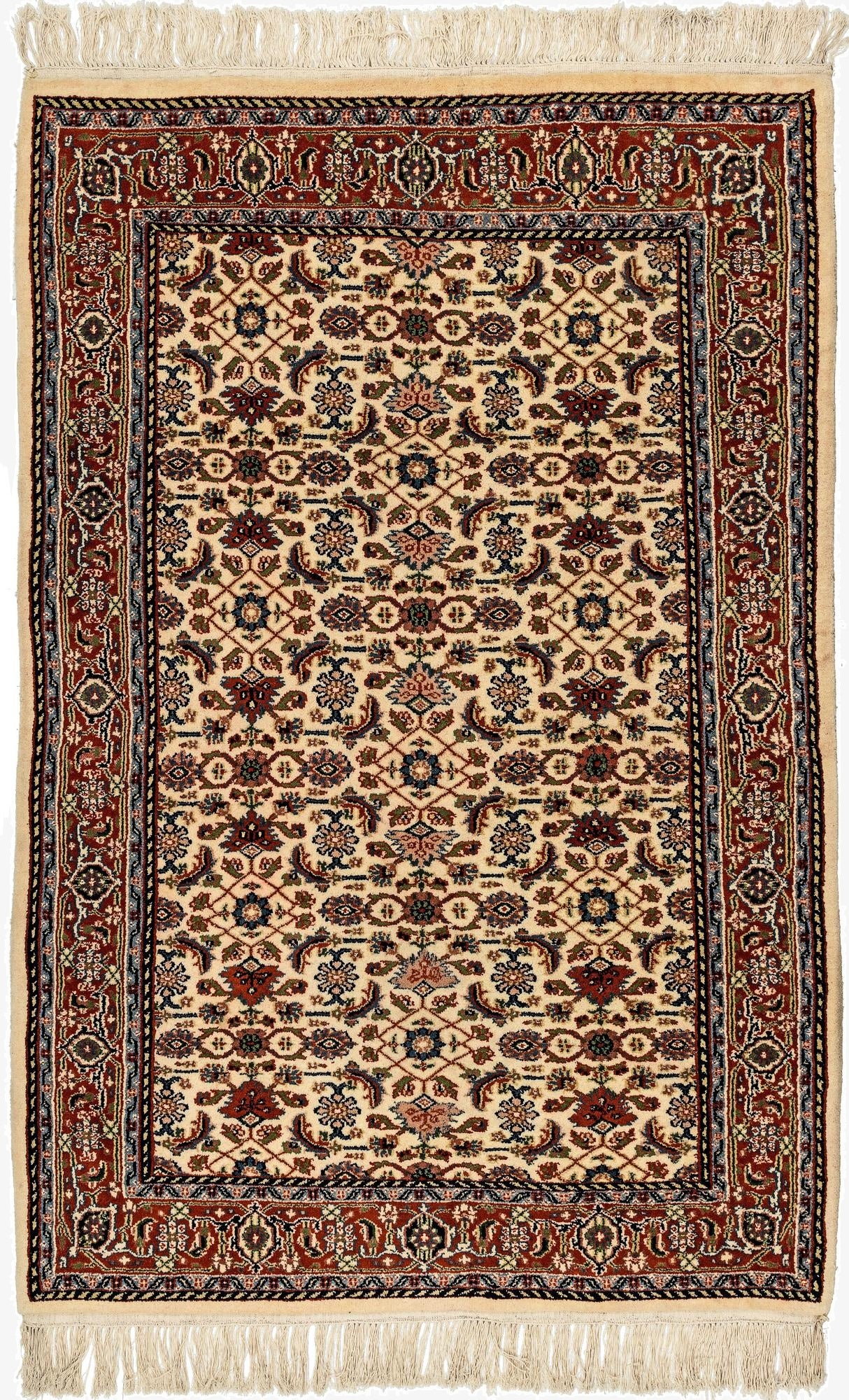 4' x 6'  Hand Knotted Bidjar Wool Rug