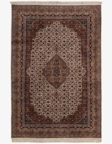 6' 8 x 10' 1 Hand Knotted Bidjar Wool Rug