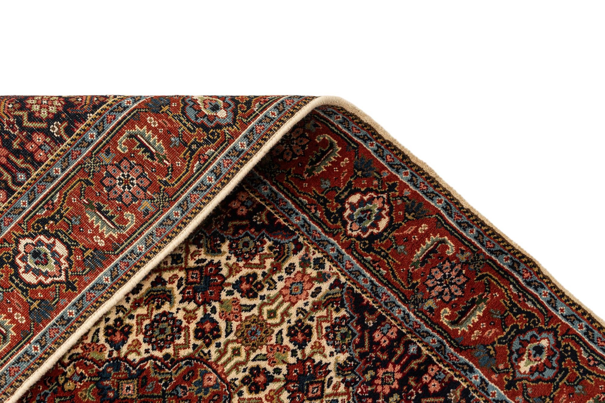 4' 3 x 6' 5 Hand Knotted Birjand Wool Rug