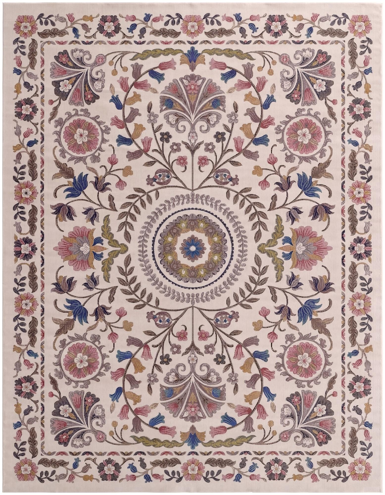Ivory Blossom Rug