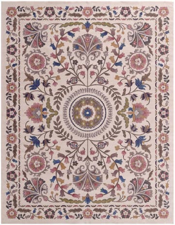 Ivory Blossom Rug