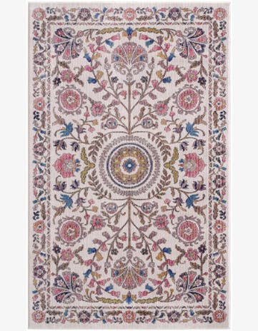 Ivory Blossom Rug