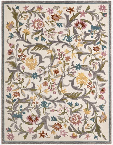 Ivory Blossom Rug