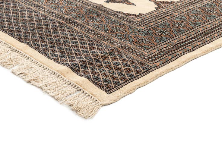 Detail image of 9' 2 x 11' 8 Hand Knotted Bokhara Oriental Wool Rug