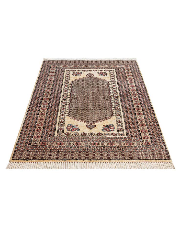 Detail image of 4' 3 x 6' 1 Hand Knotted Bokhara Oriental Rug