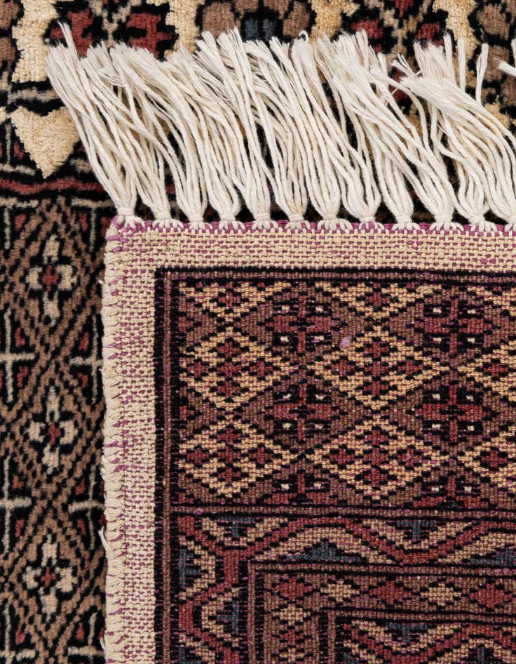 Detail image of 4' 3 x 6' 1 Hand Knotted Bokhara Oriental Rug