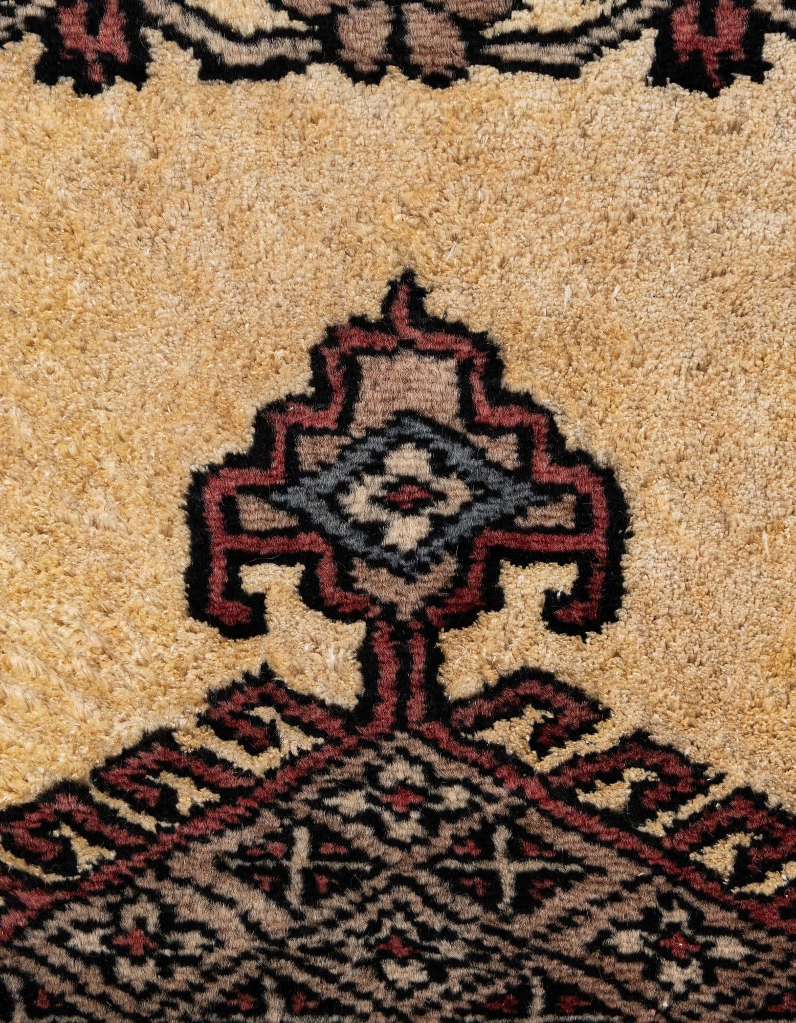 4' 3 x 6' 1 Hand Knotted Bokhara Oriental Rug