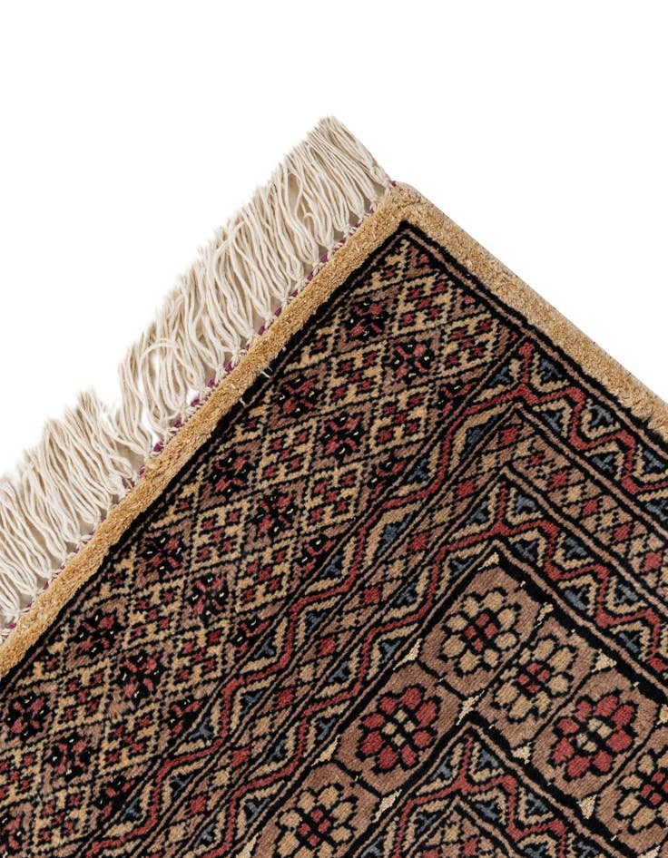 Detail image of 4' 3 x 6' 1  Hand Knotted Bokhara Oriental Rug