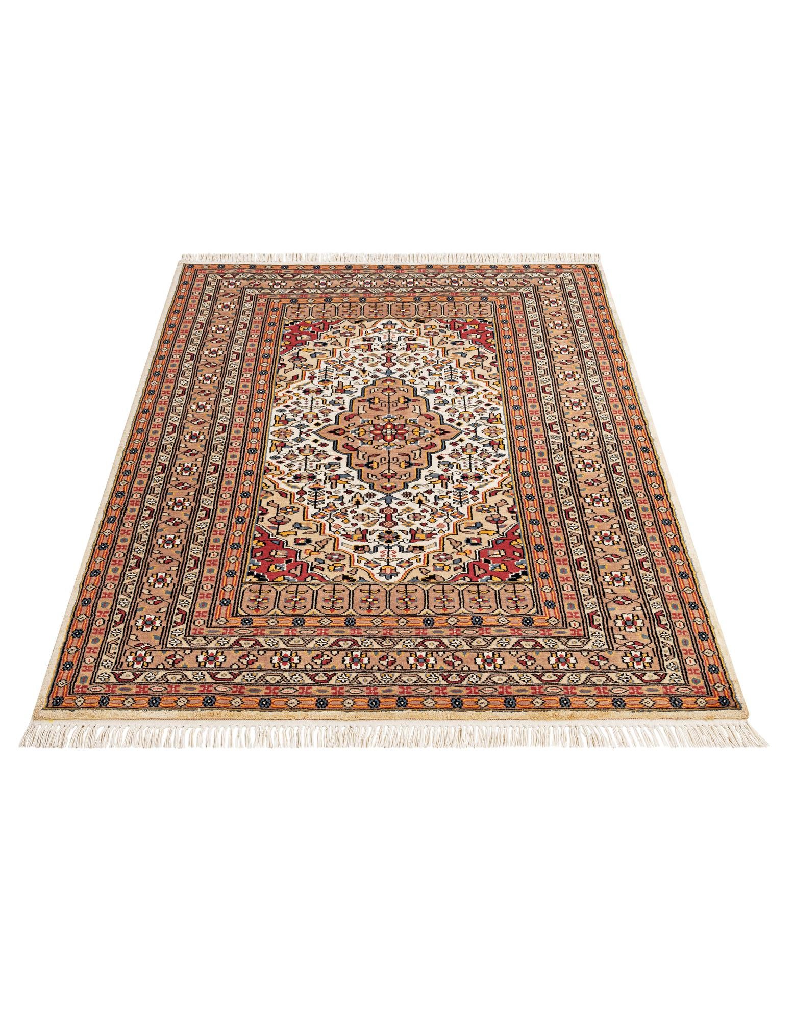 4' x 6' Hand Knotted Bokhara Oriental Rug