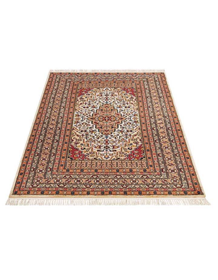 4' x 6' Hand Knotted Bokhara Oriental Rug