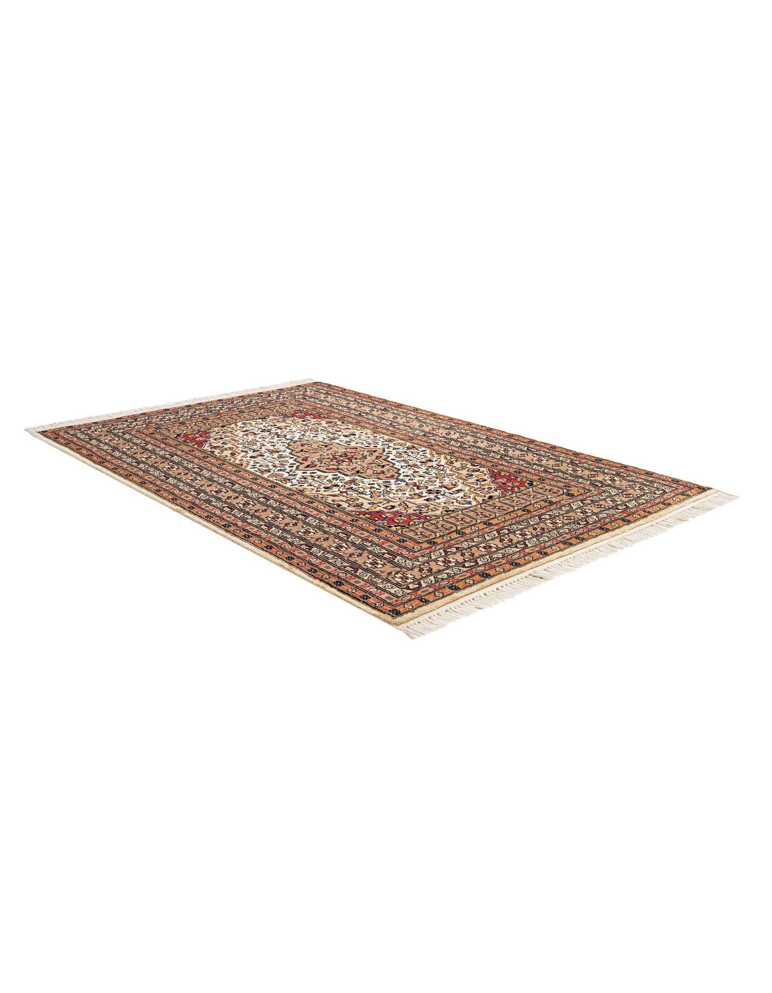 4' x 6' Hand Knotted Bokhara Oriental Rug