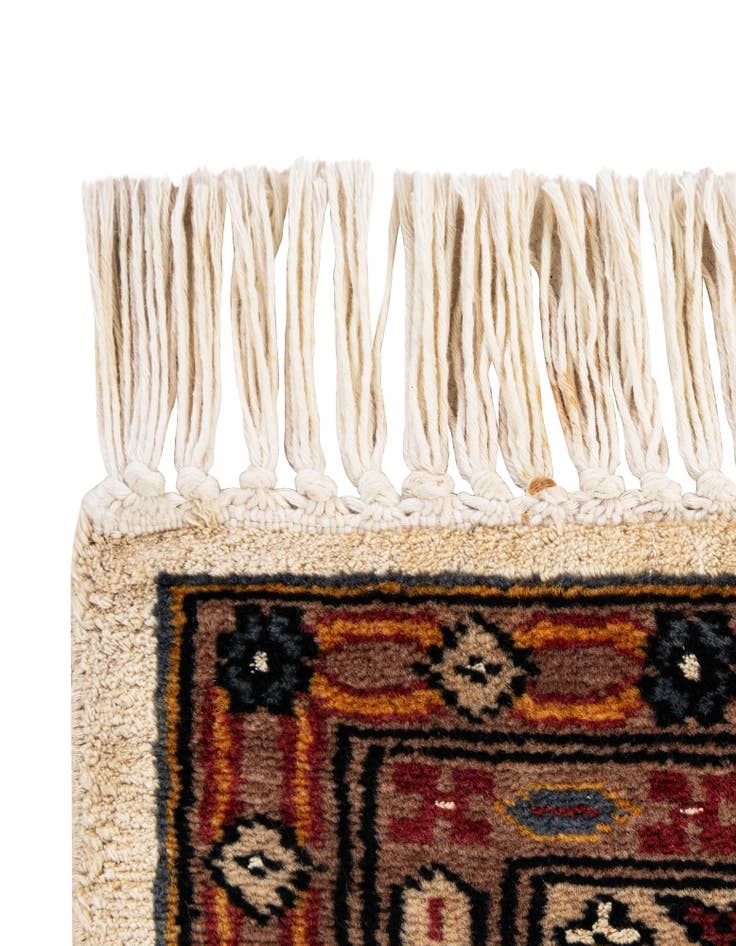 Detail image of 4' x 6'  Hand Knotted Bokhara Oriental Rug