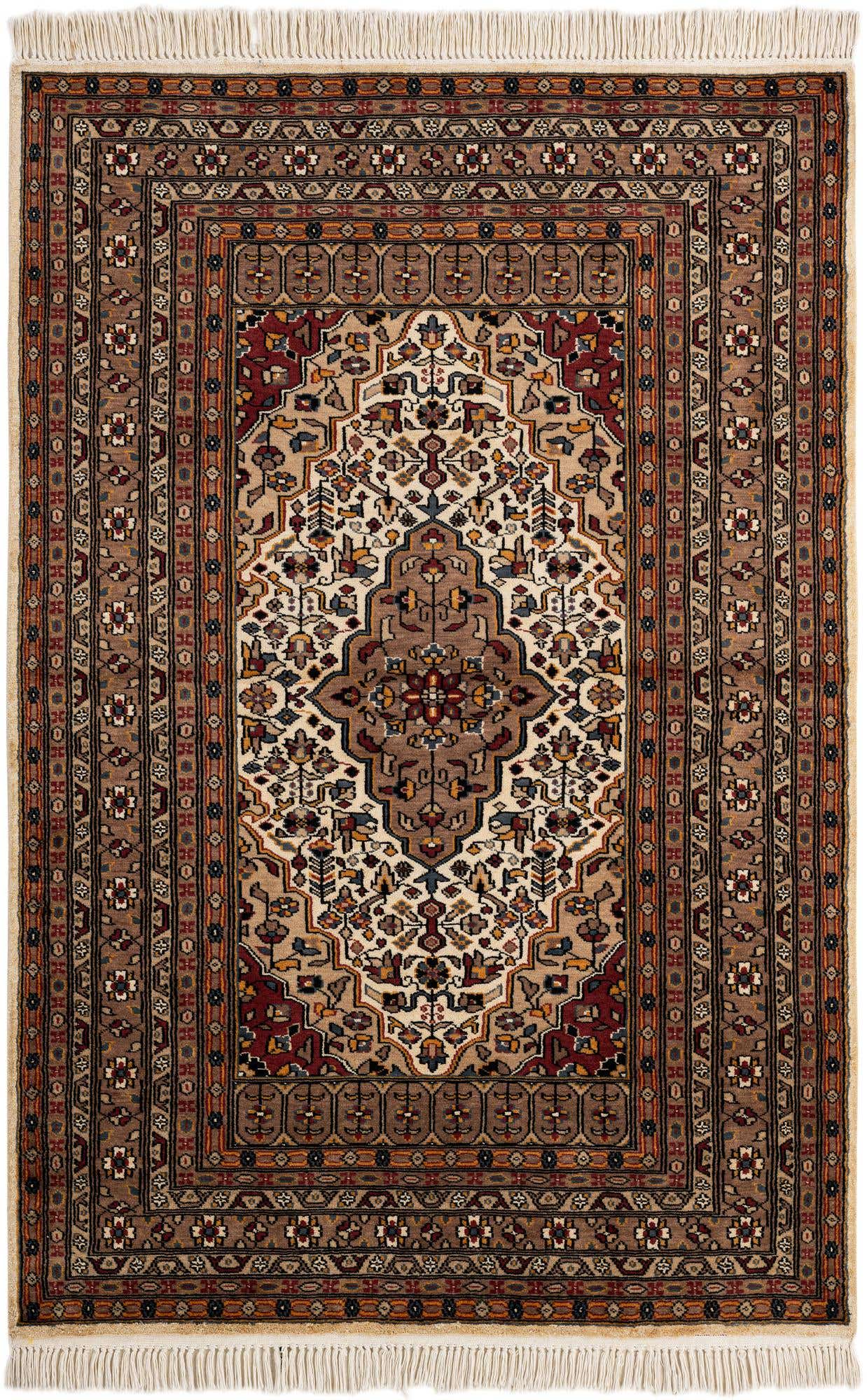 4' x 6' Hand Knotted Bokhara Oriental Rug
