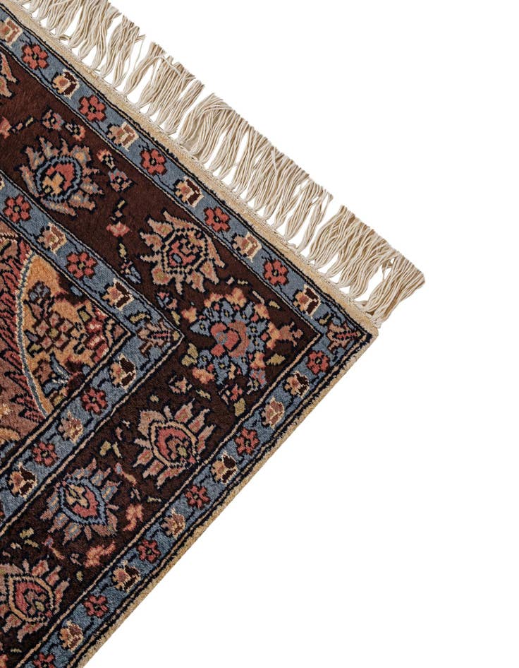 Detail image of 4' 1 x 6' 1  Hand Knotted Bokhara Oriental Rug