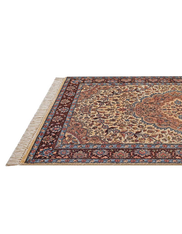 Detail image of 4' 1 x 6' 1 Hand Knotted Bokhara Oriental Rug