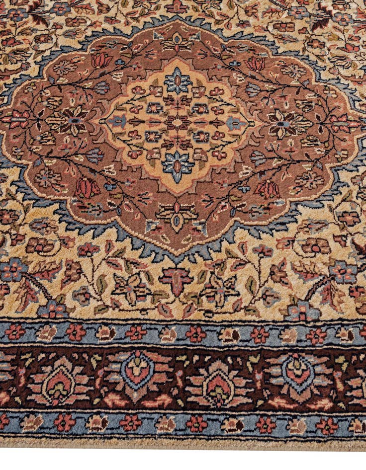 Detail image of 4' 1 x 6' 1 Hand Knotted Bokhara Oriental Rug