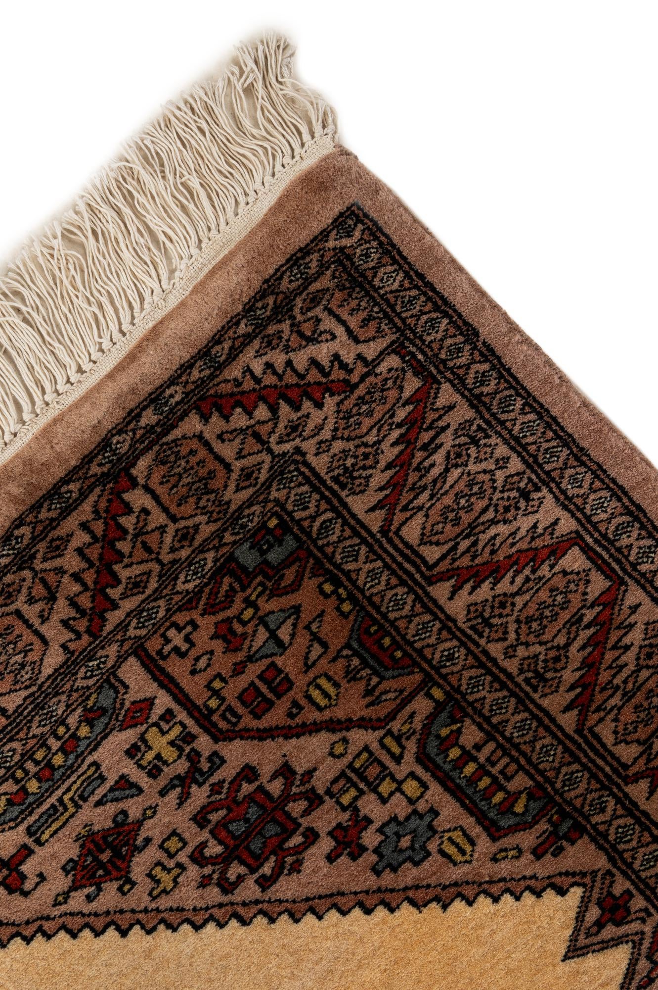 4' 3 x 5' 11 Hand Knotted Bokhara Wool Rug